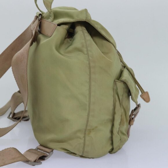 PRADA Backpack Nylon Khaki Auth - Picture 5 of 15